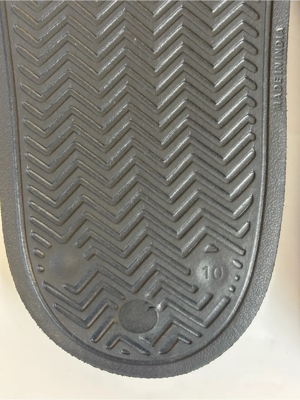 Adidas Adilette Slide Sandals Lightweight Gym Shower Workout Beach Black Size 10